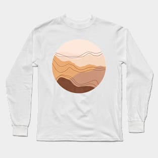 Abstract Sunset Painting 3.8 Long Sleeve T-Shirt